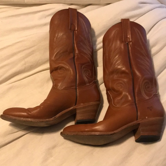 Vintage Frye Cowboy boots, Sz 11 in box/worn twice - Picture 2 of 15